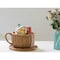 Vintiquewise Wicker Saucer Coffee Mug Cup Decorative Gift Basket Desk Organizer QI003795 - alternate 4